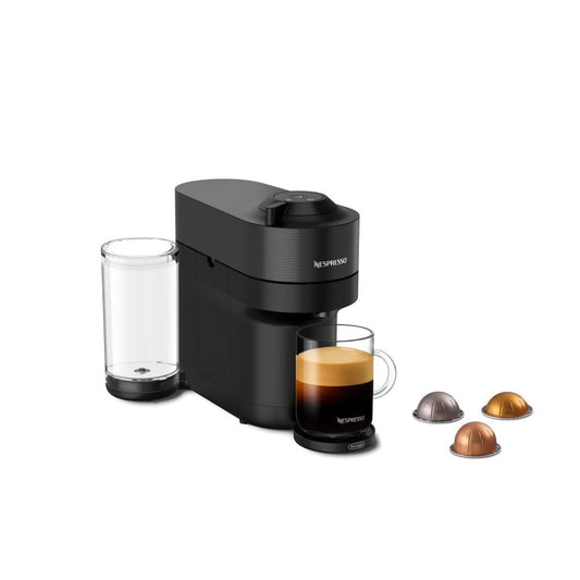 Nespresso Vertuo Pop+ Coffee and Espresso Machine by De'Longhi, Liquorice Black