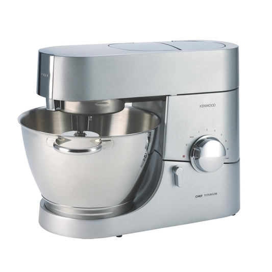 Kenwood KMC011 Kitchen Machine 750W Stainless Steel Stand Mixer with 3 Stainless Steel Bowl Tools